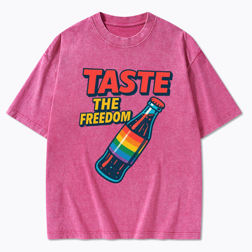 Taste The Freedom Pride Washed T-Shirt