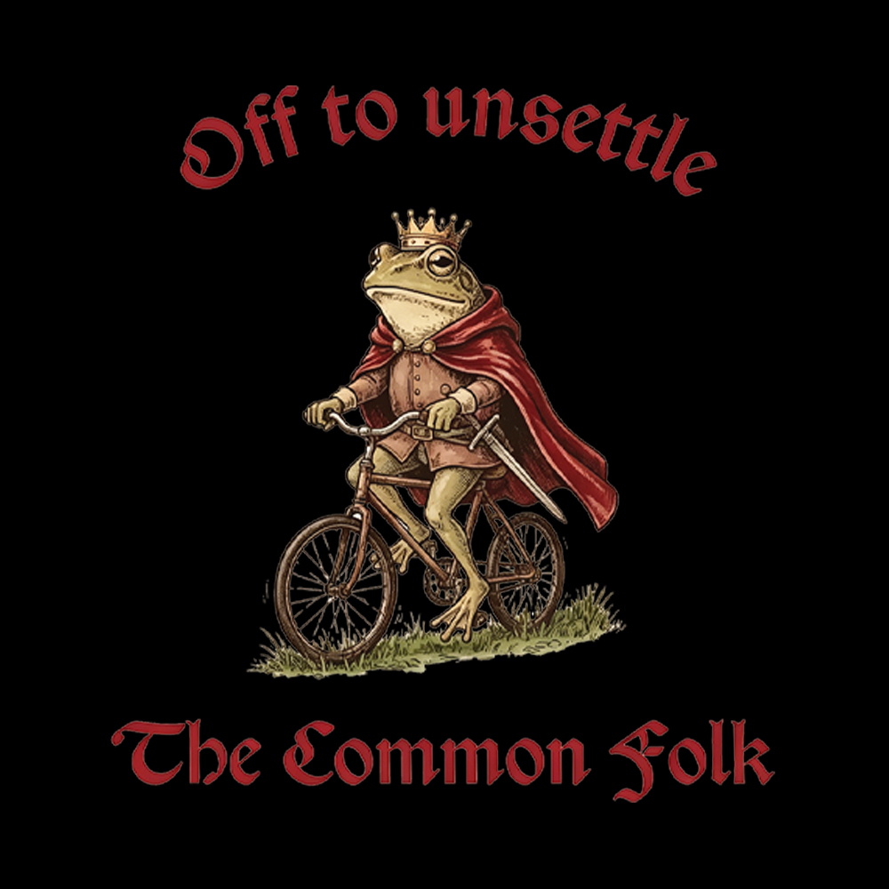 Off to Unsettle the Common Folk Washed T-Shirt