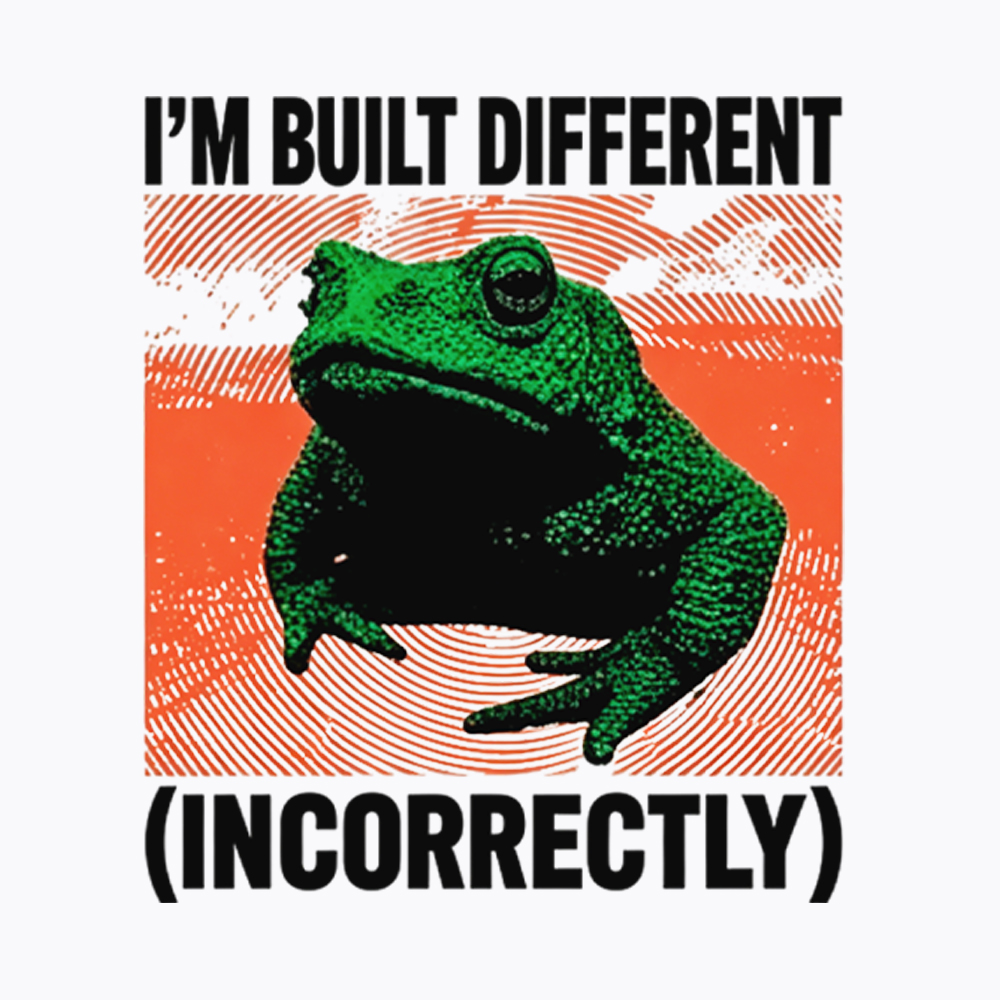 I'm Built Differently Incorrectly Washed T-Shirt