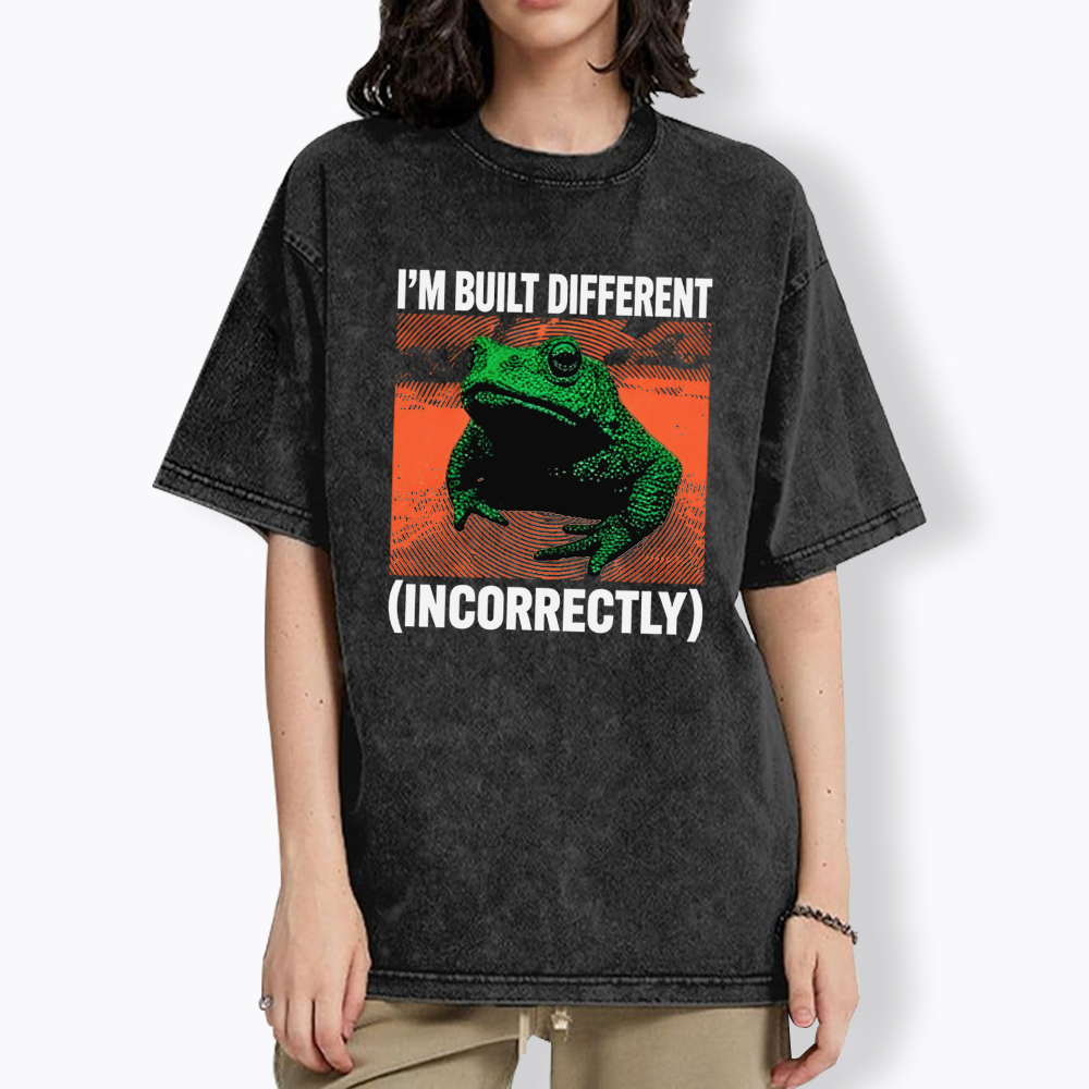 I'm Built Differently Incorrectly Washed T-Shirt