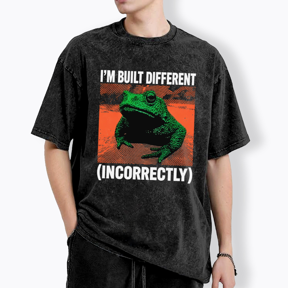 I'm Built Differently Incorrectly Washed T-Shirt