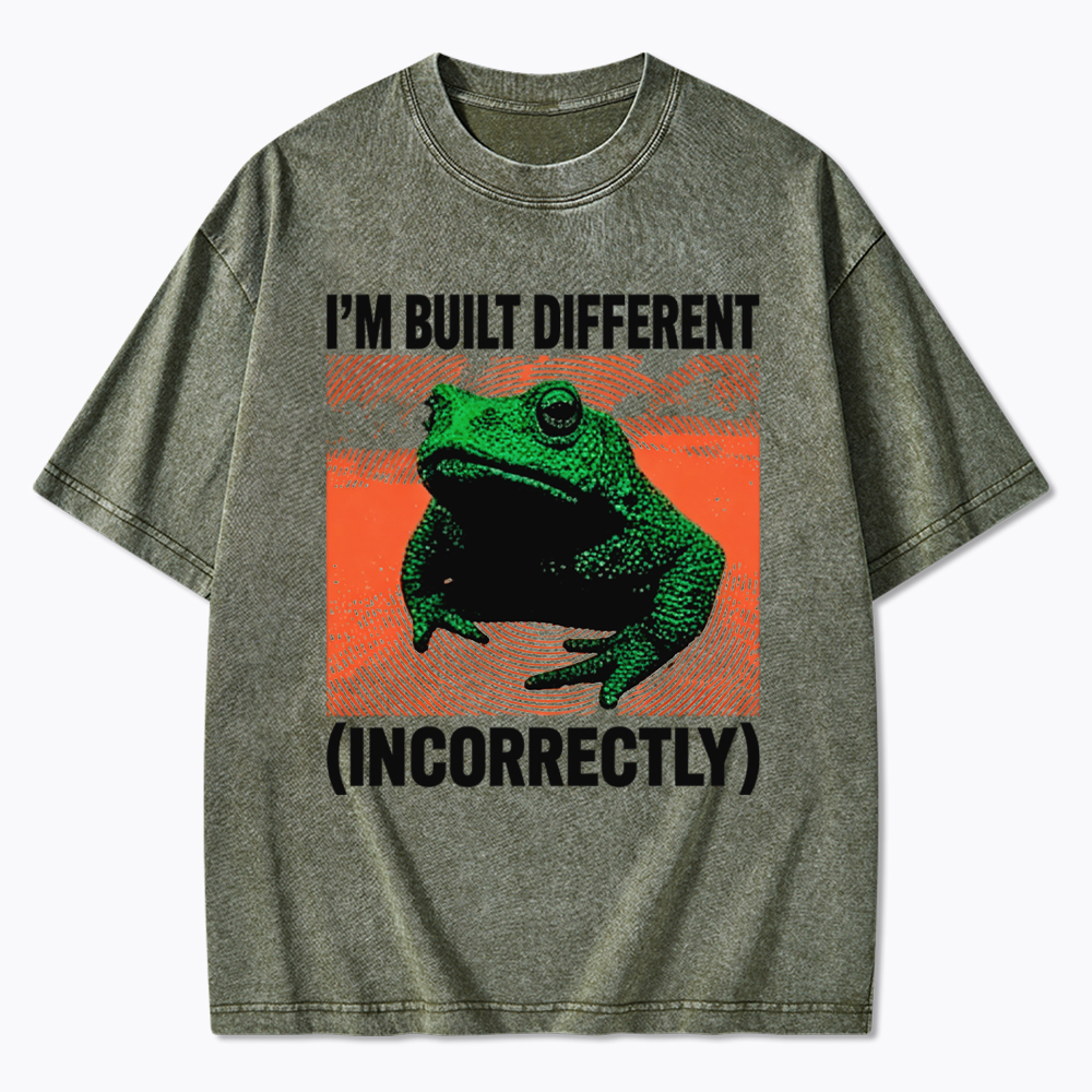 I'm Built Differently Incorrectly Washed T-Shirt
