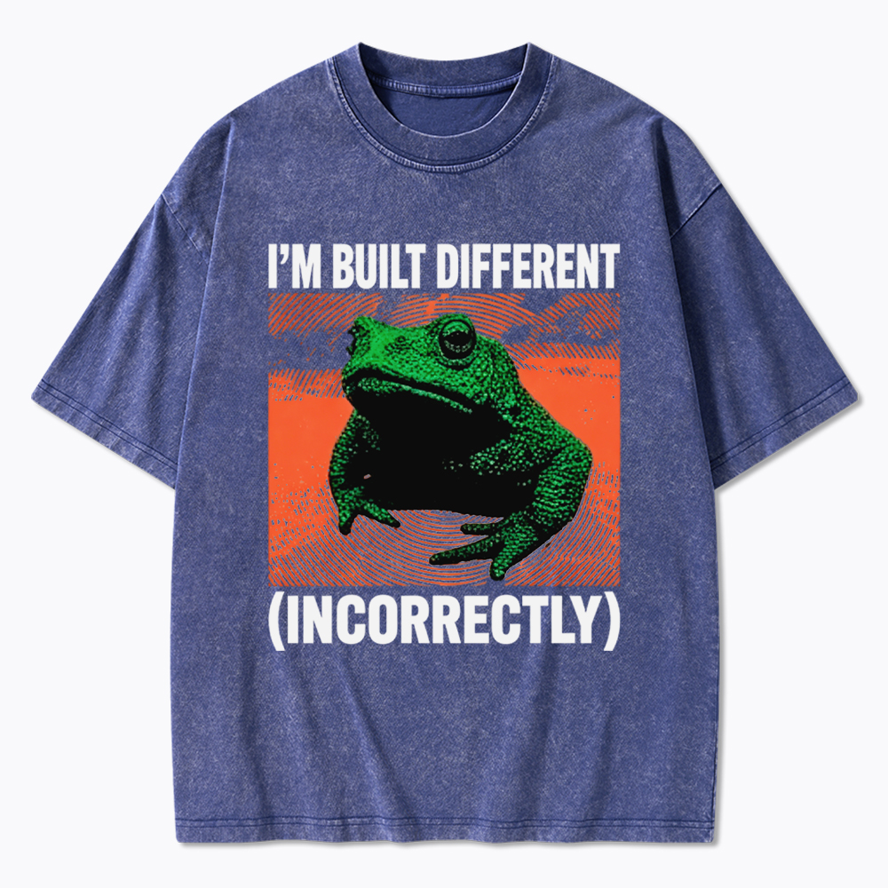 I'm Built Differently Incorrectly Washed T-Shirt