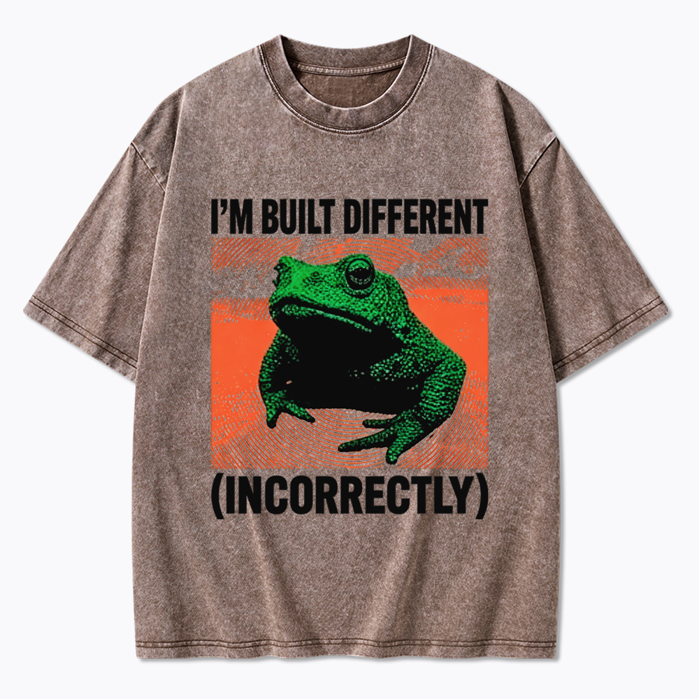 I'm Built Differently Incorrectly Washed T-Shirt