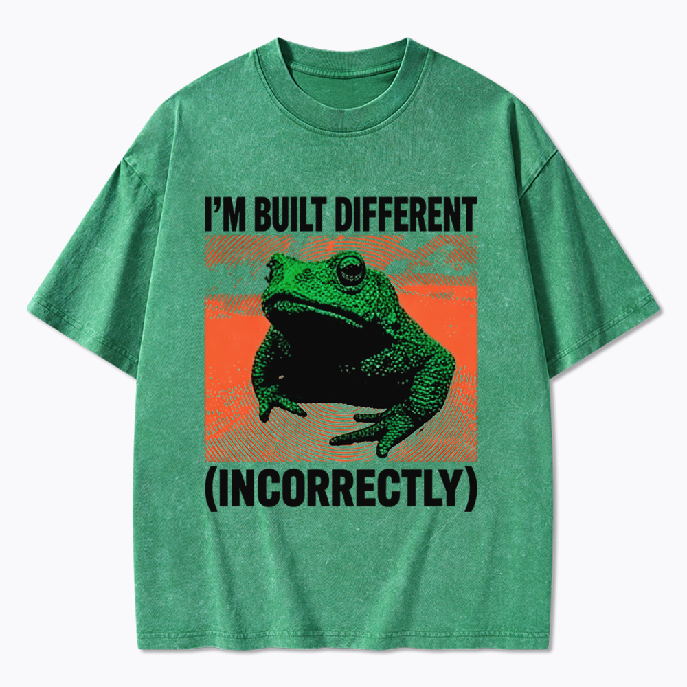I'm Built Differently Incorrectly Washed T-Shirt