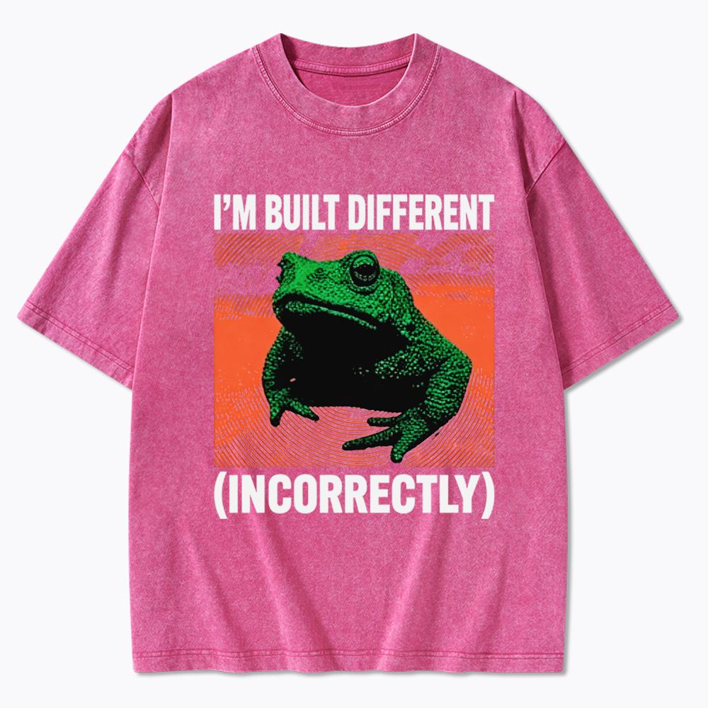 I'm Built Differently Incorrectly Washed T-Shirt