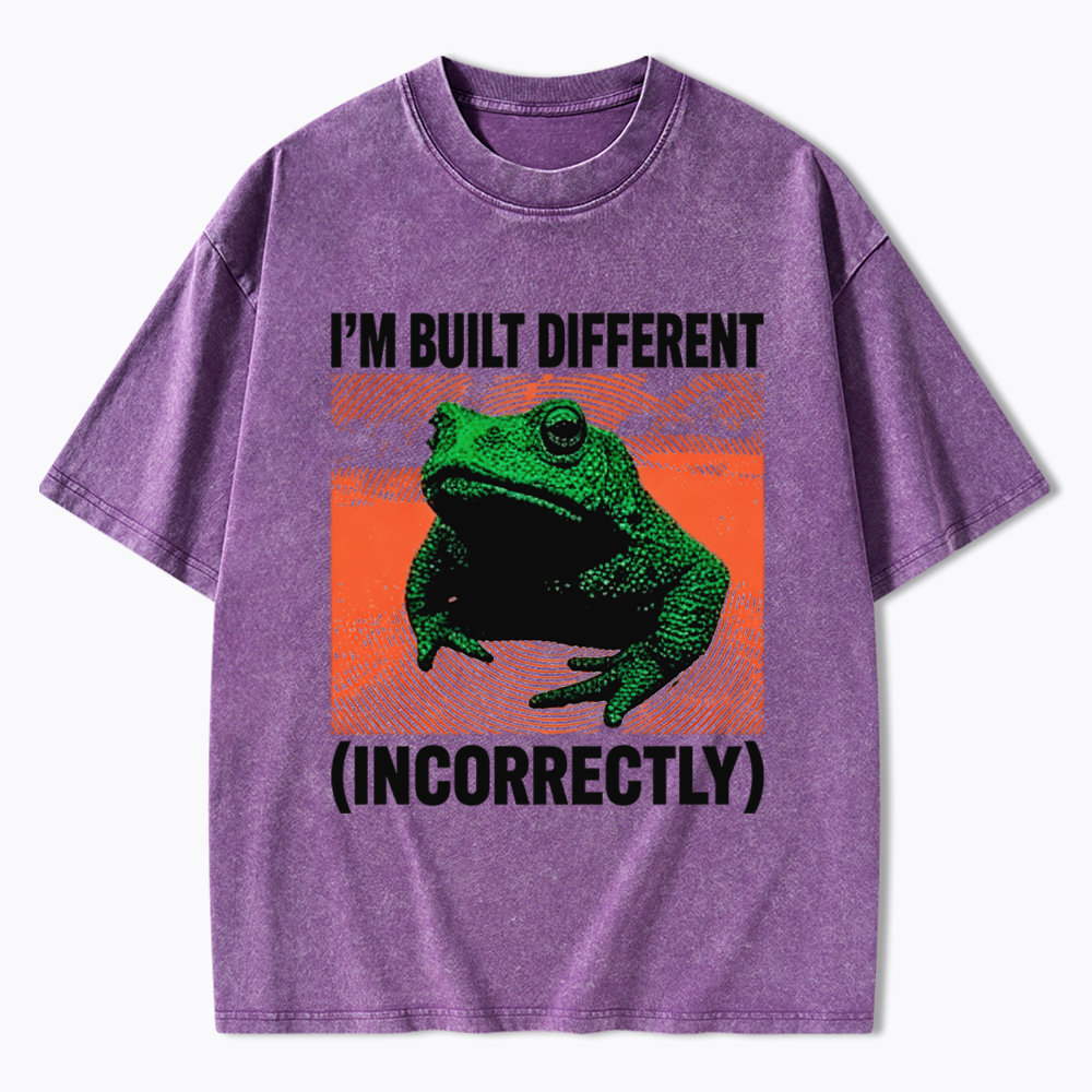 I'm Built Differently Incorrectly Washed T-Shirt