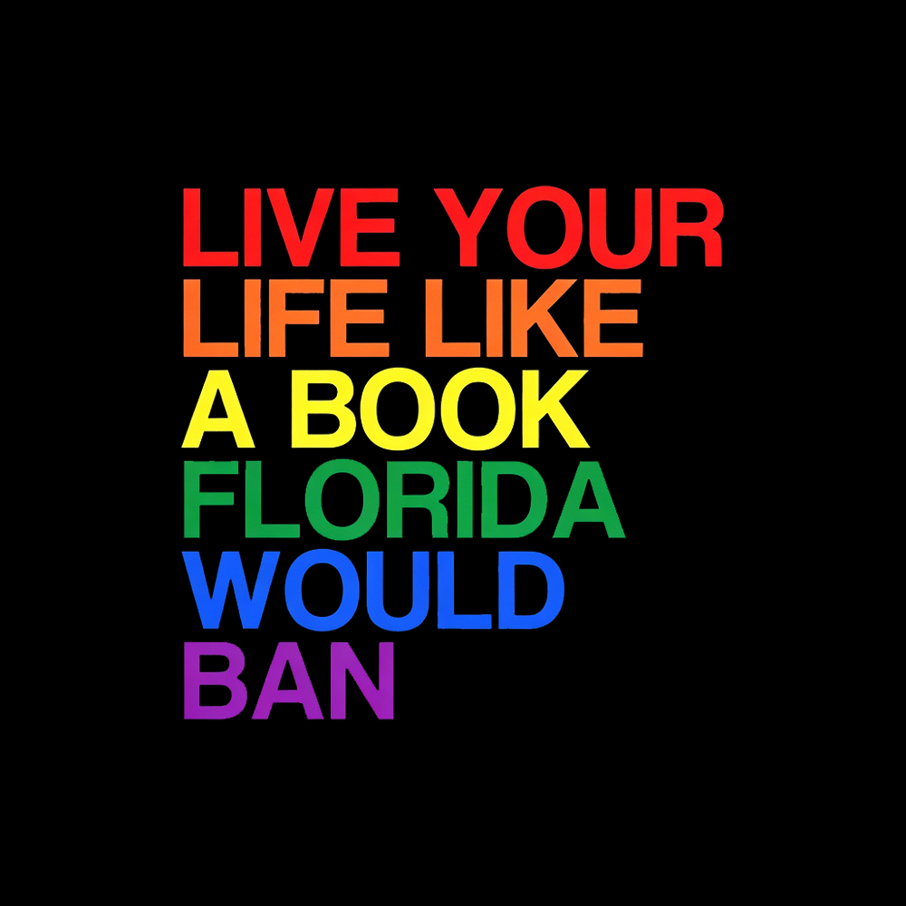 Live Life Like A Banned Book In Florida V-Neck Classic T-Shirt