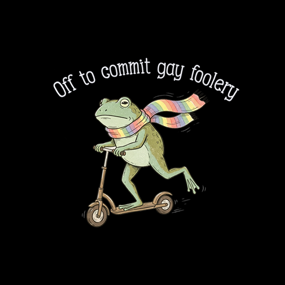Off To Commit Gay Foolery V-Neck Classic T-Shirt