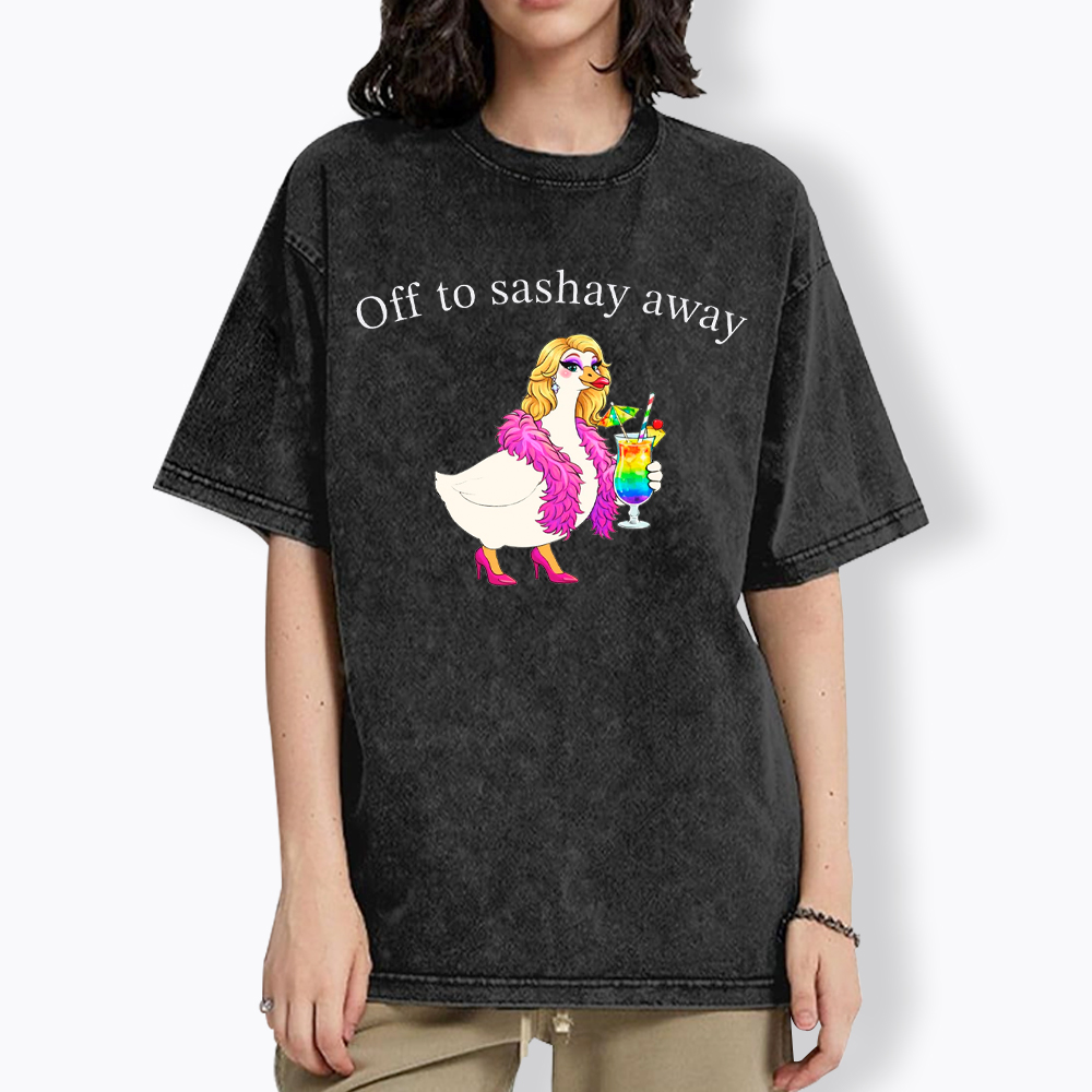 Drag Queen Goose Washed T-Shirt