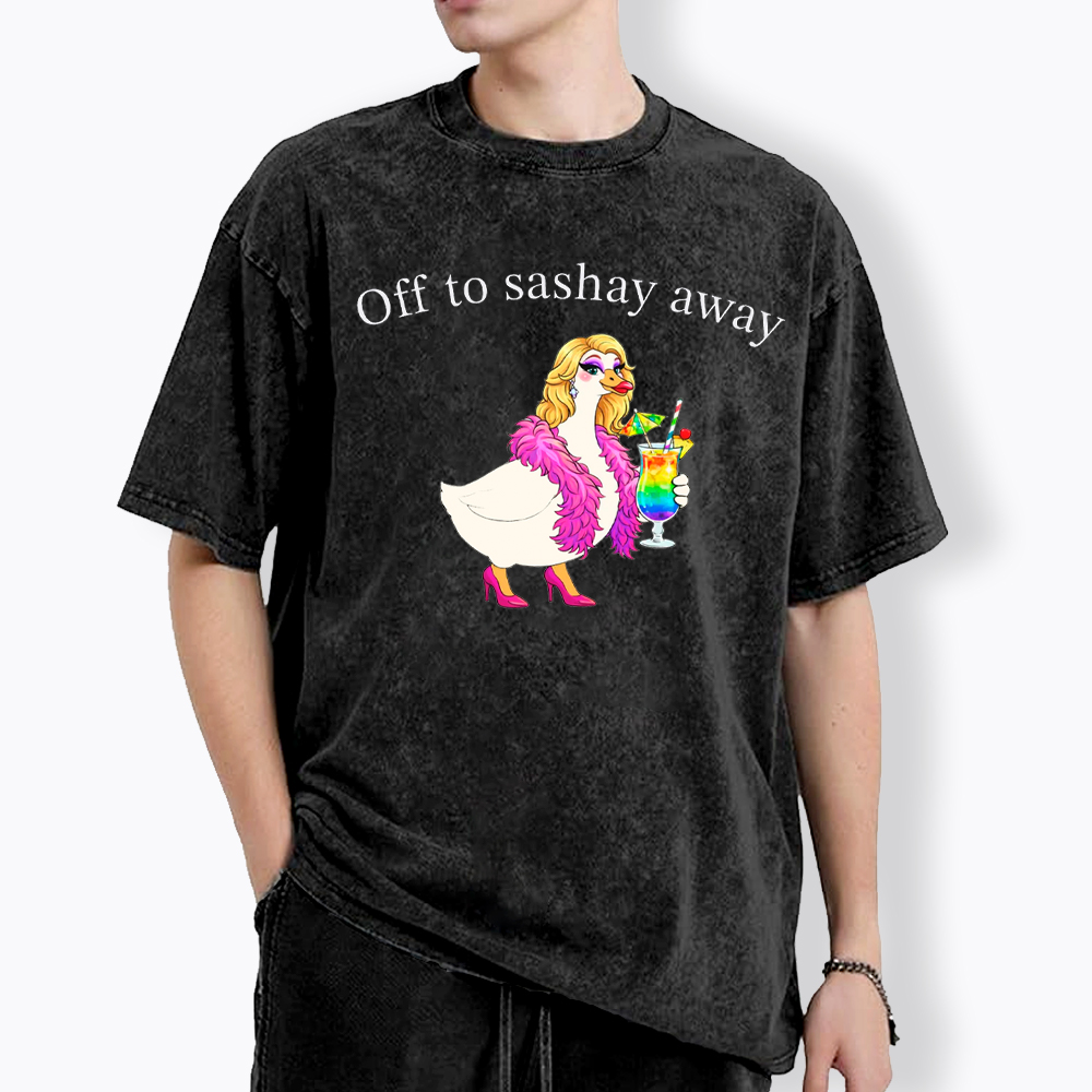 Drag Queen Goose Washed T-Shirt
