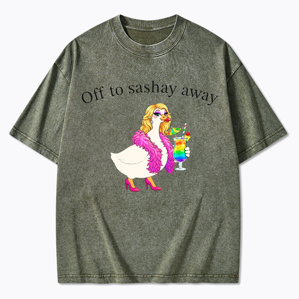 Drag Queen Goose Washed T-Shirt