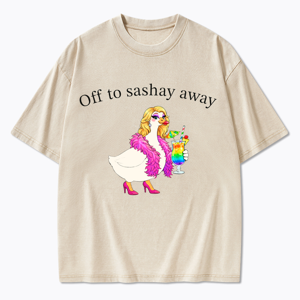 Drag Queen Goose Washed T-Shirt