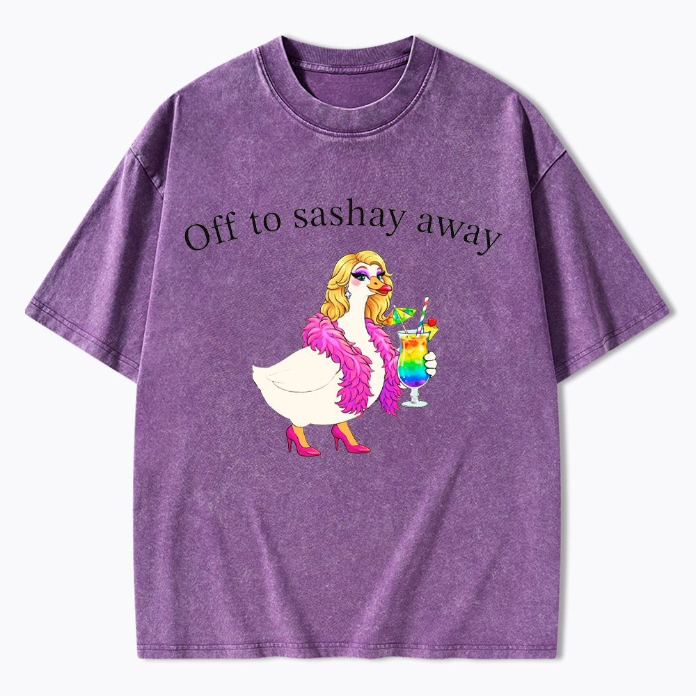 Drag Queen Goose Washed T-Shirt