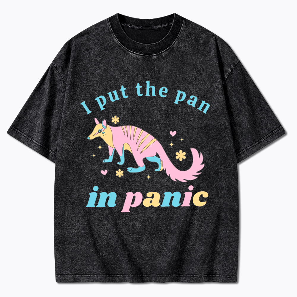 I Put The Pan in Panic Washed T-Shirt