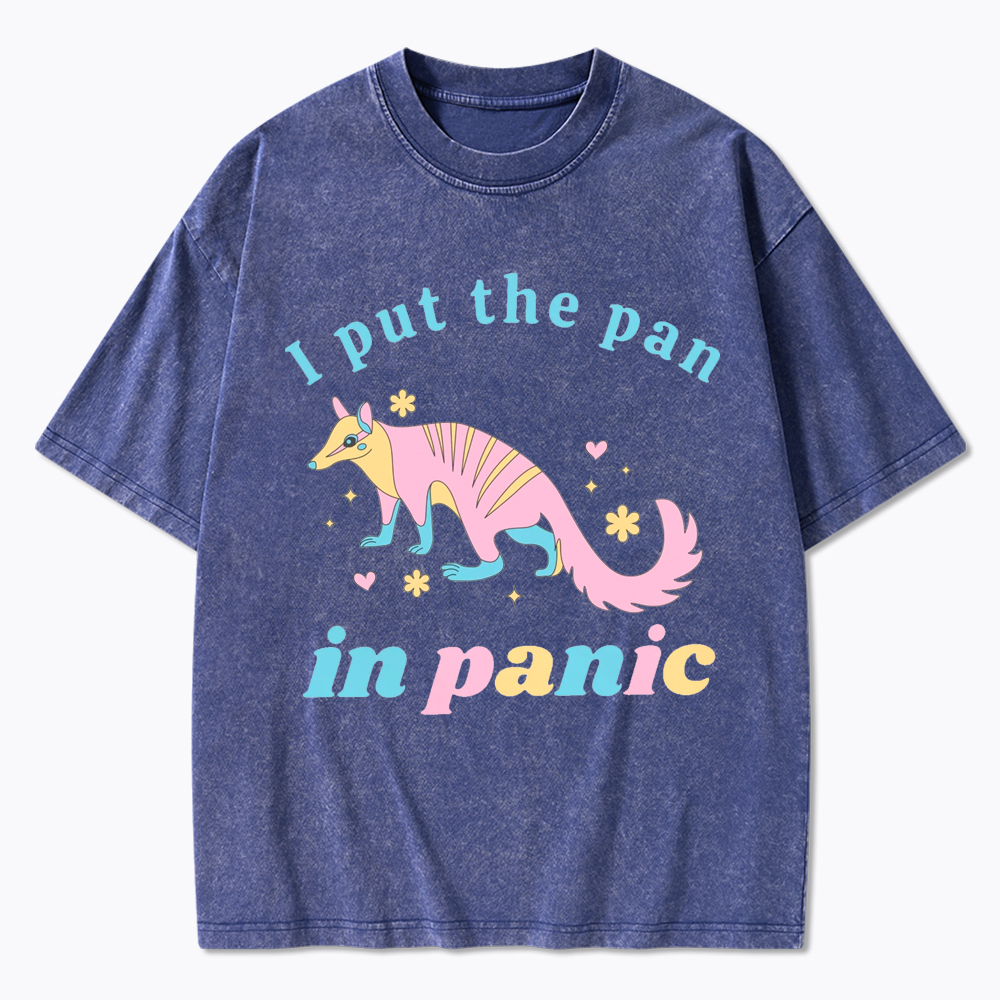 I Put The Pan in Panic Washed T-Shirt