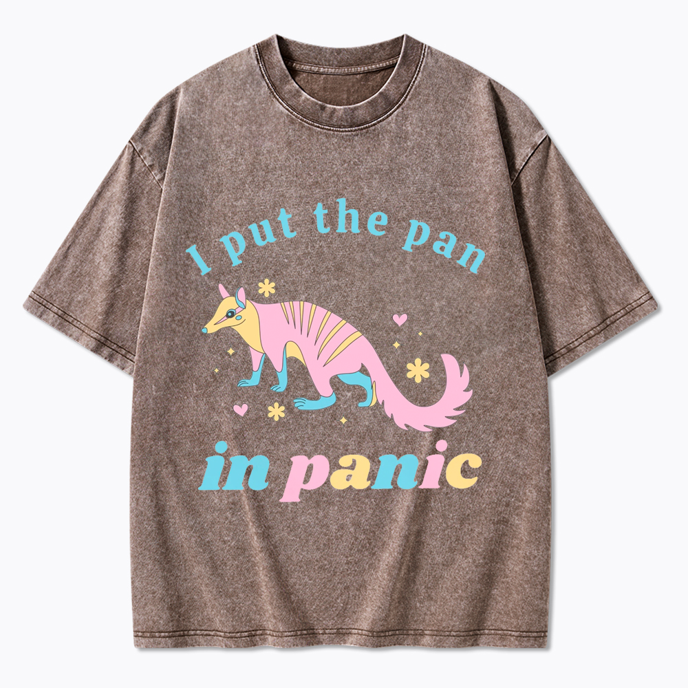 I Put The Pan in Panic Washed T-Shirt