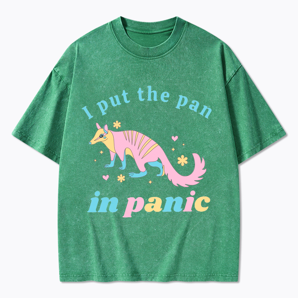 I Put The Pan in Panic Washed T-Shirt