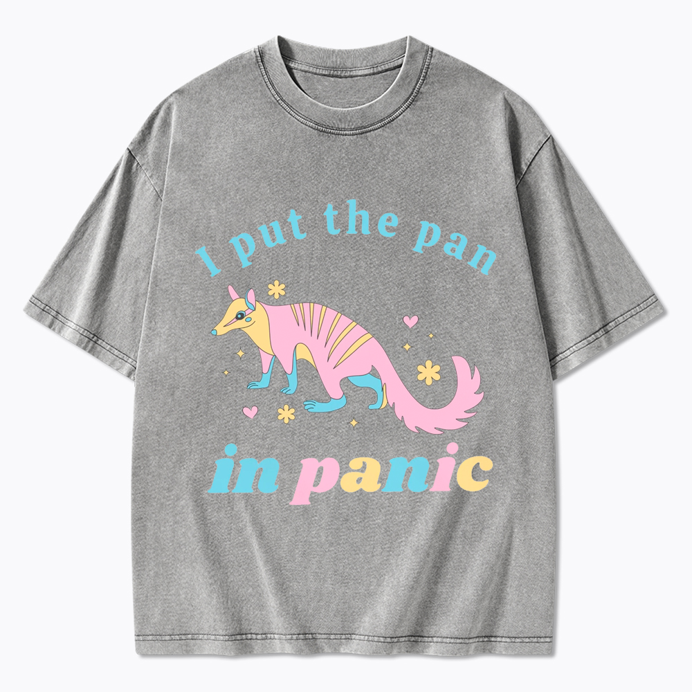 I Put The Pan in Panic Washed T-Shirt