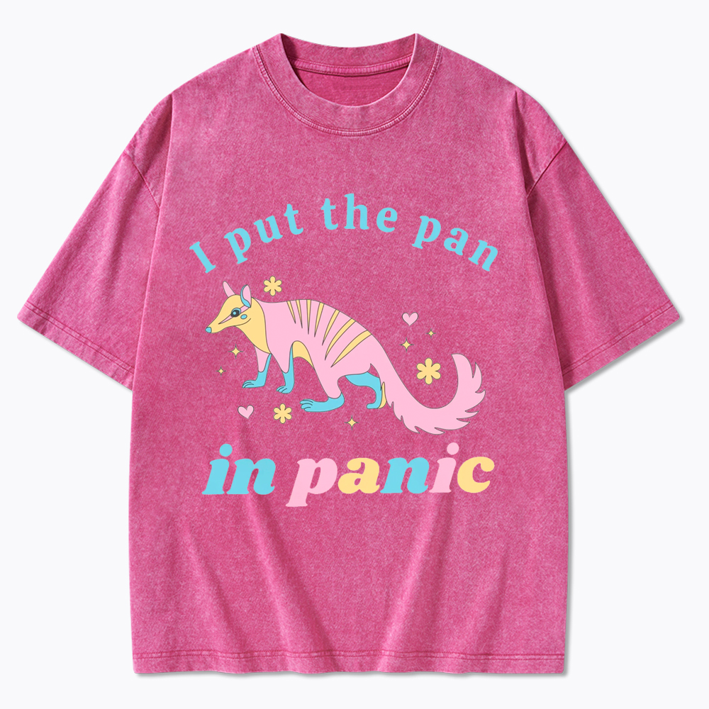 I Put The Pan in Panic Washed T-Shirt