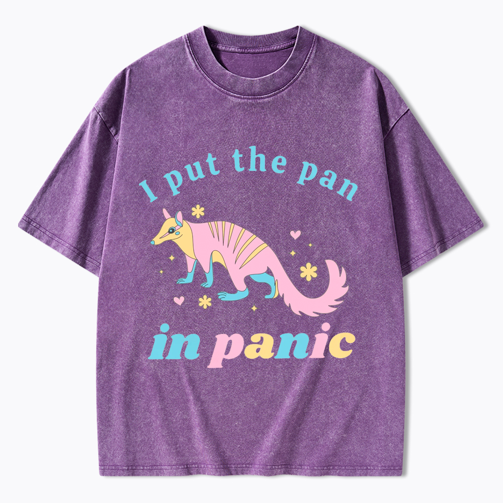 I Put The Pan in Panic Washed T-Shirt