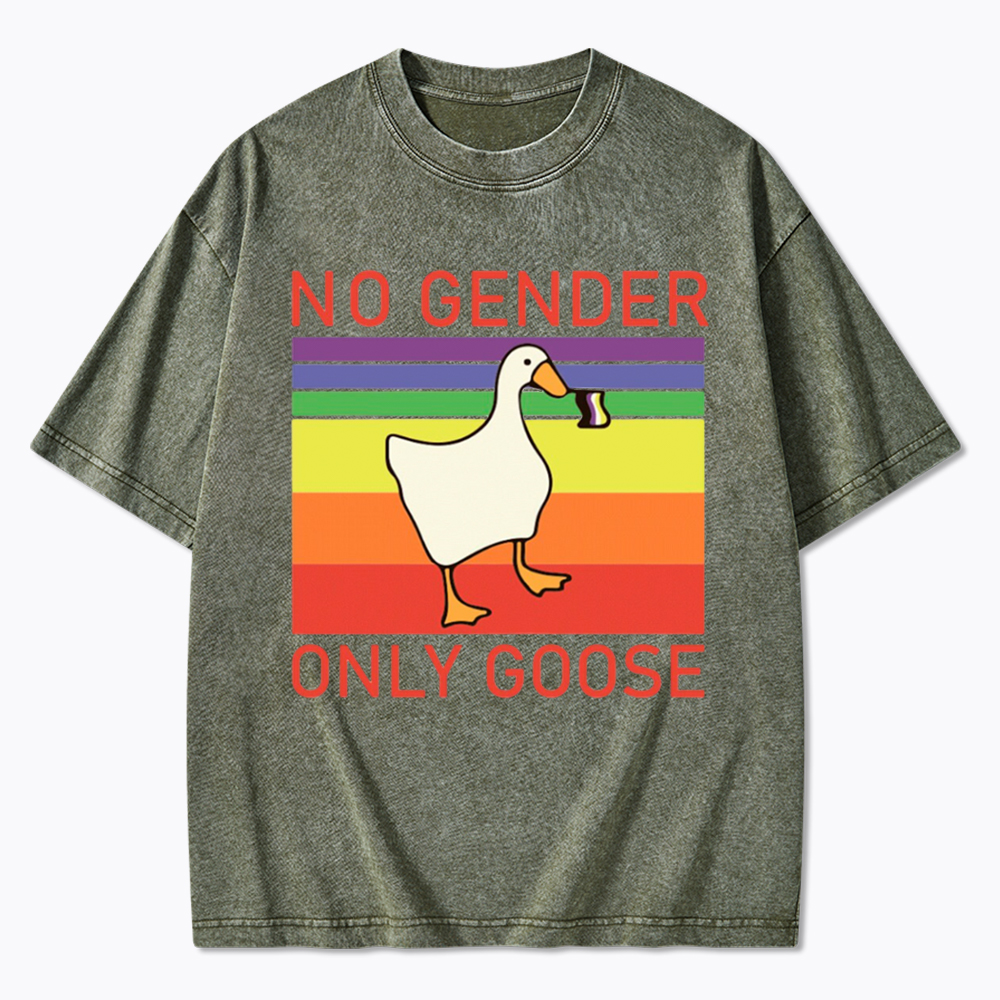 No Gender Only Goose Washed T-Shirt