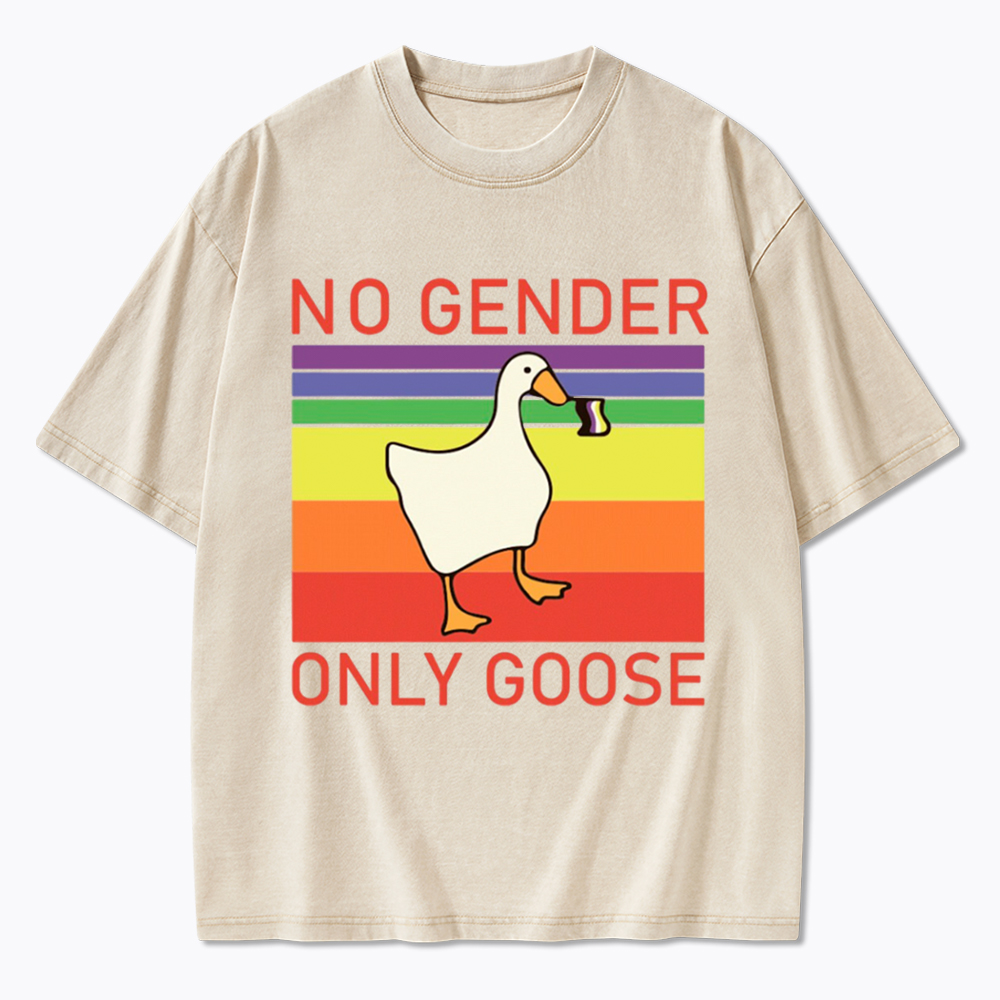 No Gender Only Goose Washed T-Shirt