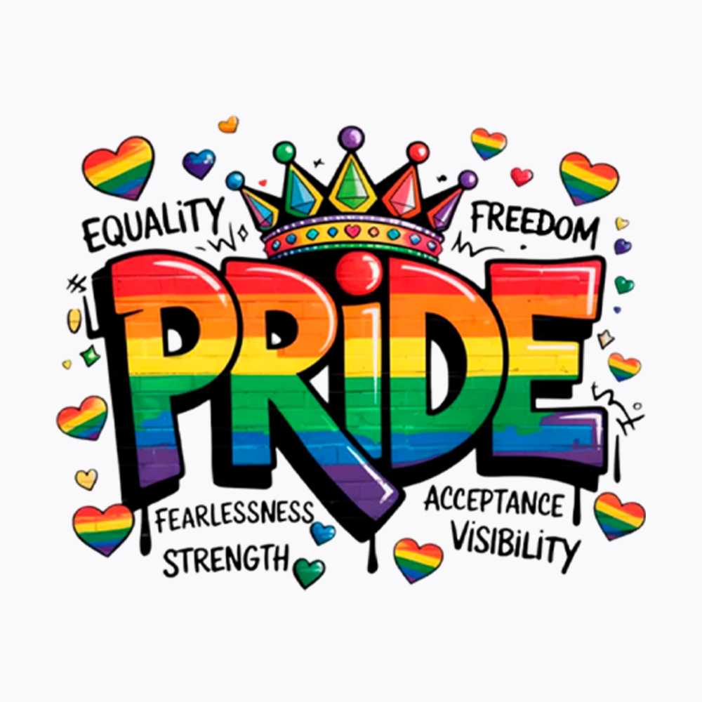Pride Month Equality LGBTQ Washed T-Shirt