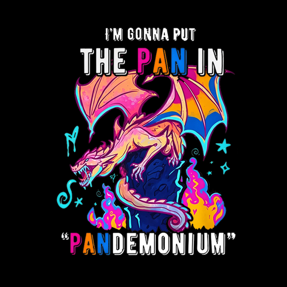 Dragon Pansexual Pride Washed T-Shirt
