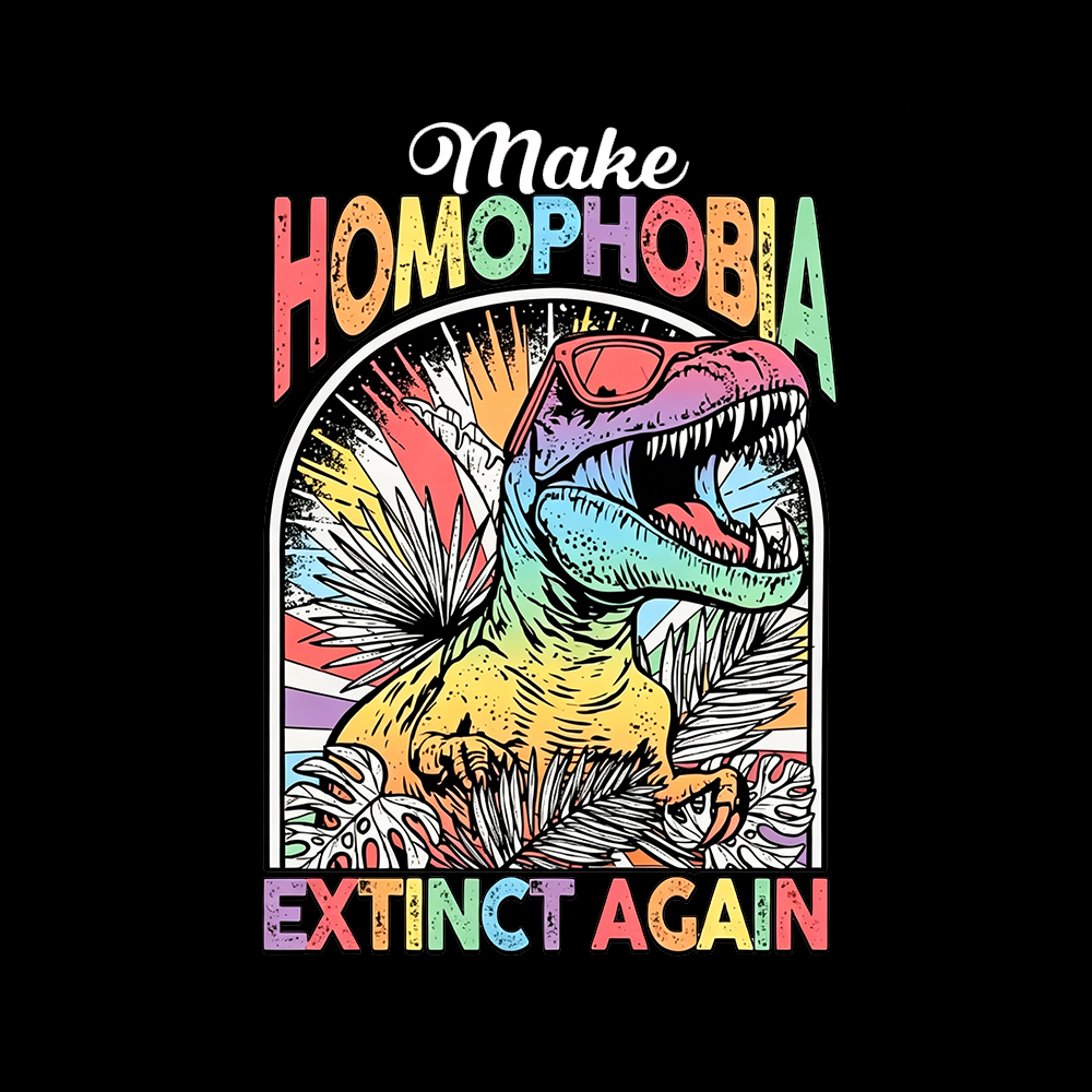 Make Homophobia Extinct Washed T-Shirt