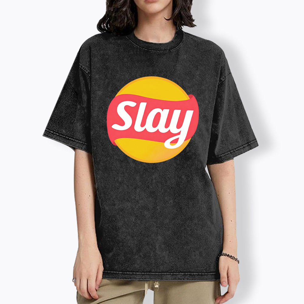 Slay Chips Washed T-Shirt
