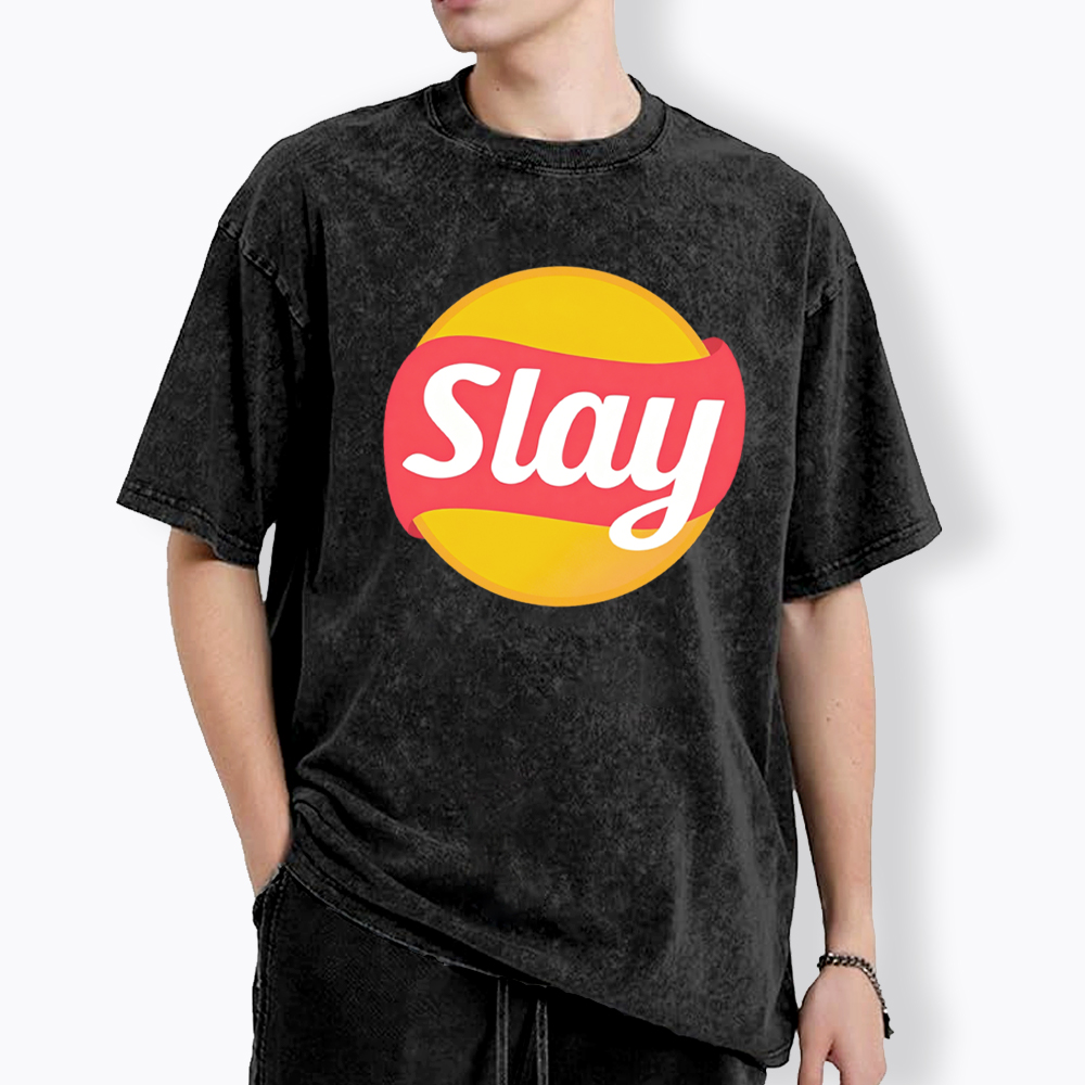 Slay Chips Washed T-Shirt