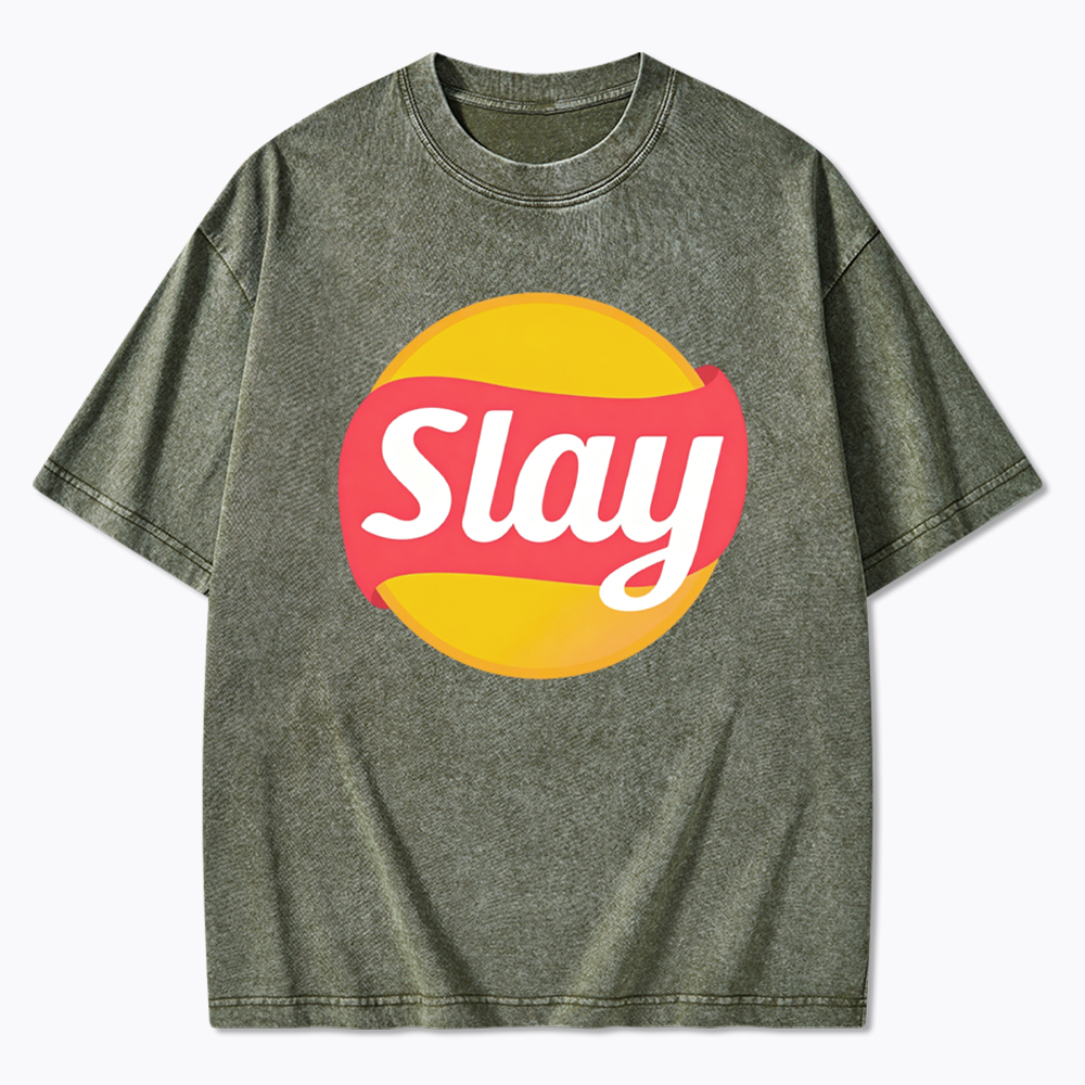Slay Chips Washed T-Shirt