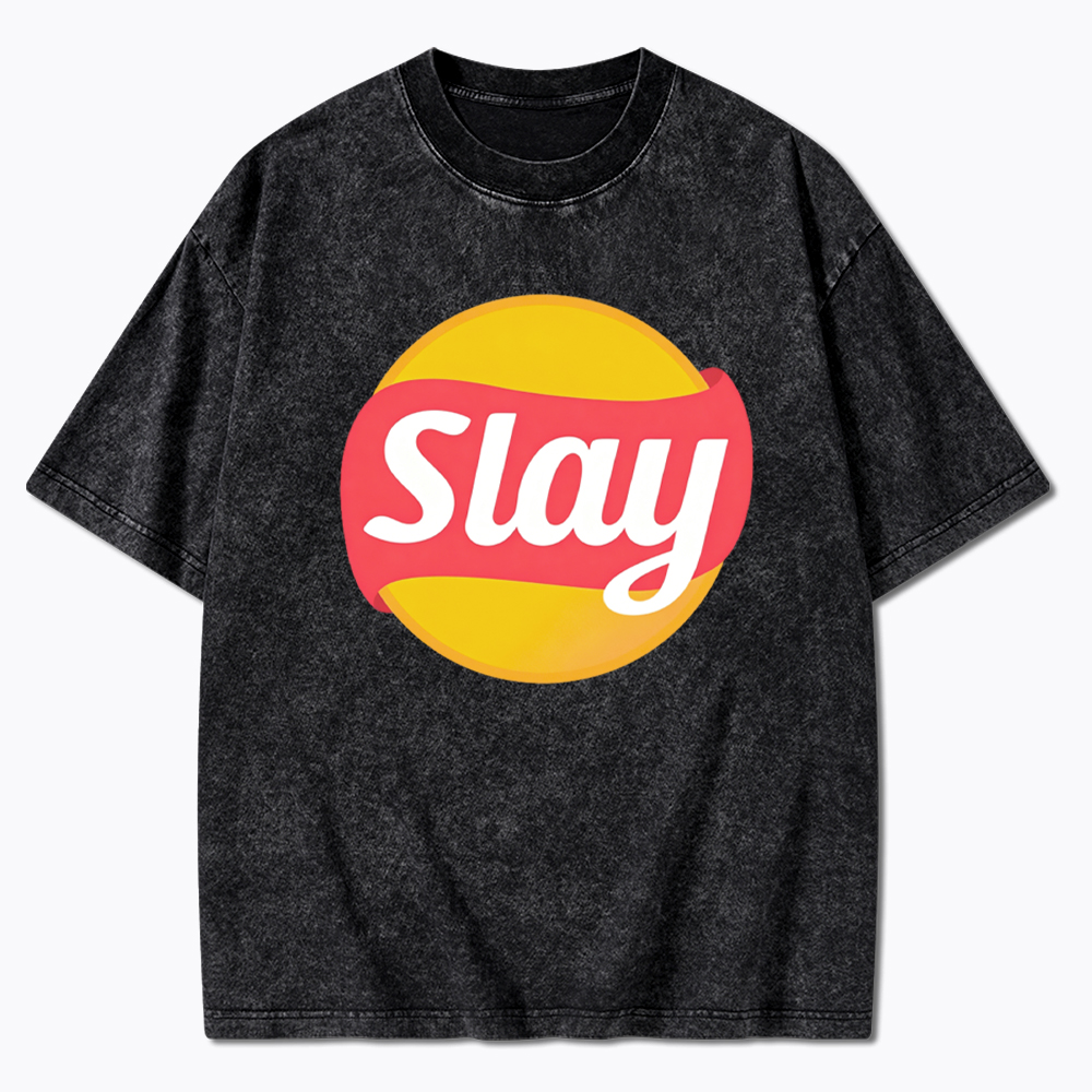 Slay Chips Washed T-Shirt