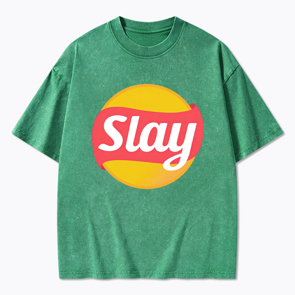 Slay Chips Washed T-Shirt