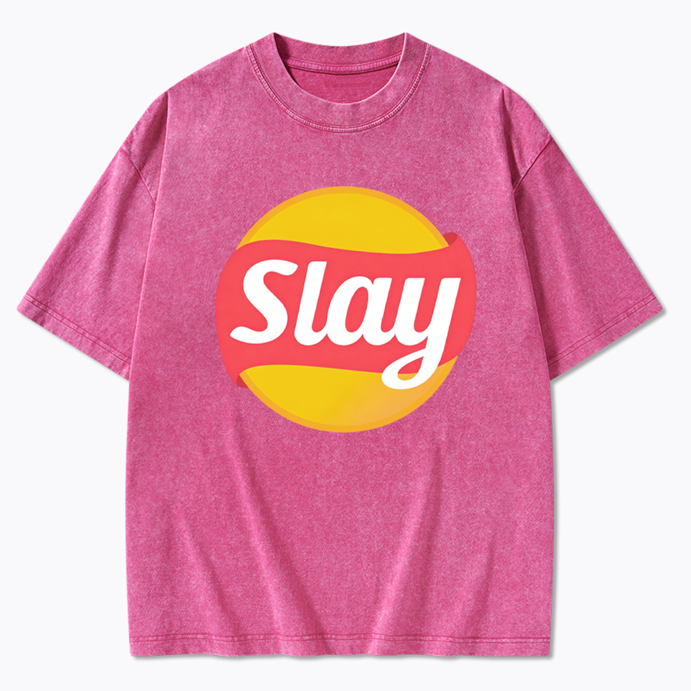 Slay Chips Washed T-Shirt