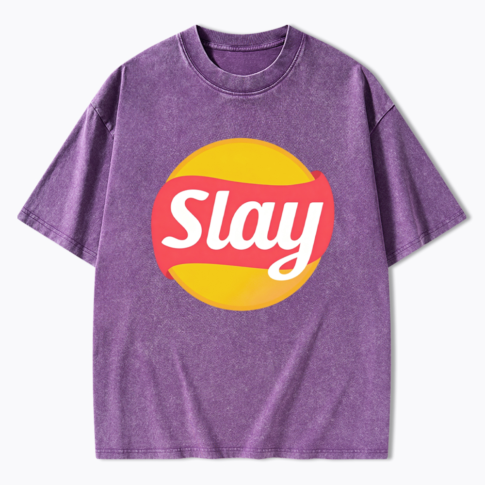 Slay Chips Washed T-Shirt