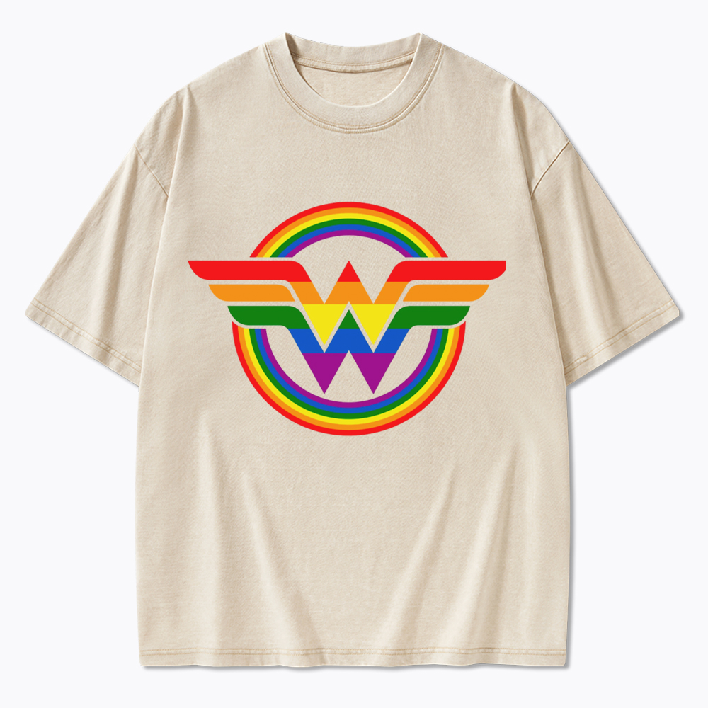 Wonder Woman PRIDE Washed T-Shirt