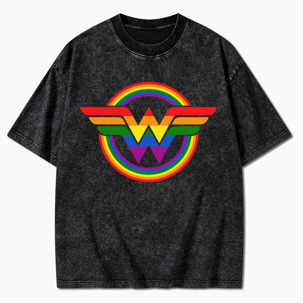 Wonder Woman PRIDE Washed T-Shirt