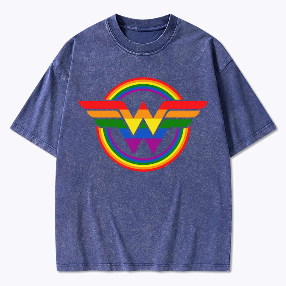 Wonder Woman PRIDE Washed T-Shirt