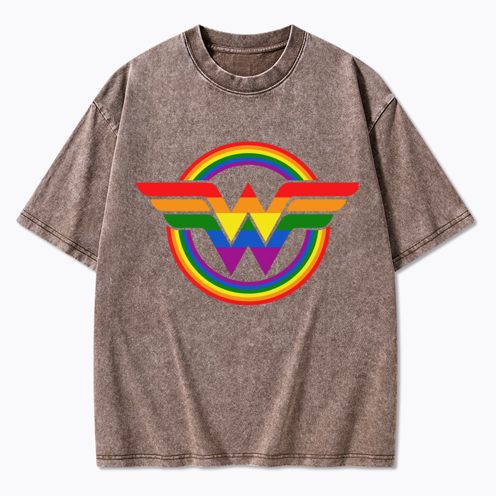 Wonder Woman PRIDE Washed T-Shirt