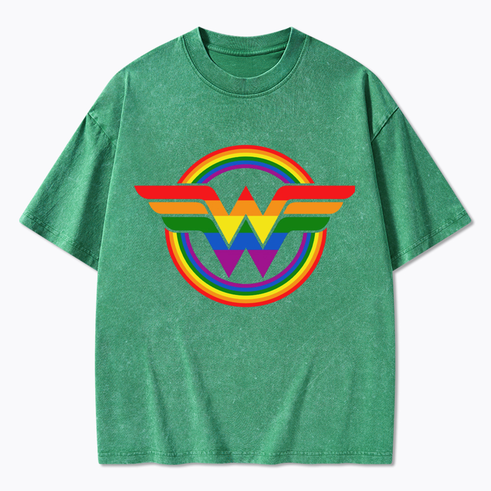 Wonder Woman PRIDE Washed T-Shirt