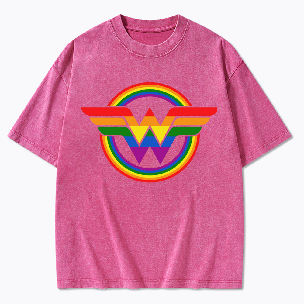 Wonder Woman PRIDE Washed T-Shirt