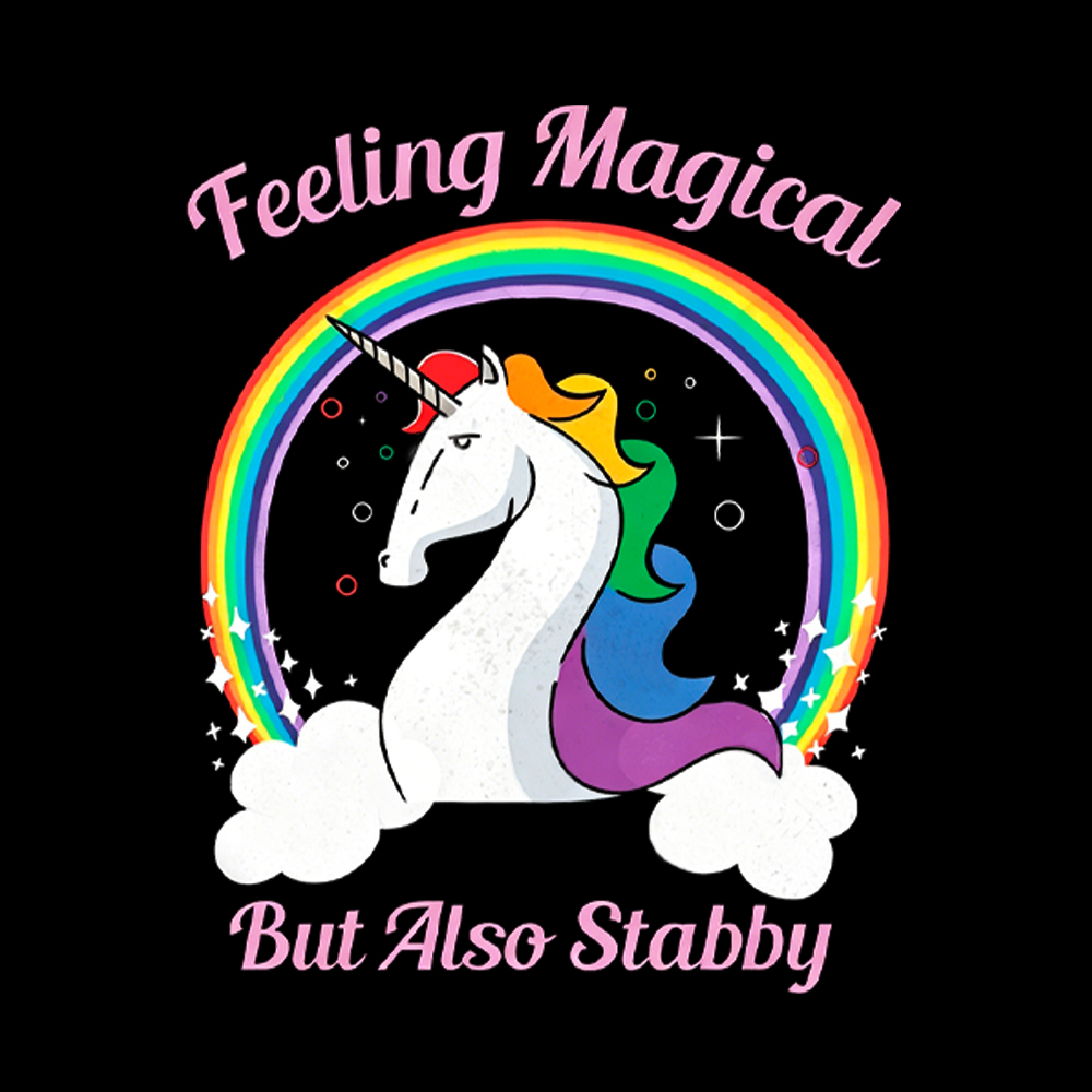 Feeling Magical But Also Stabby Washed T-Shirt