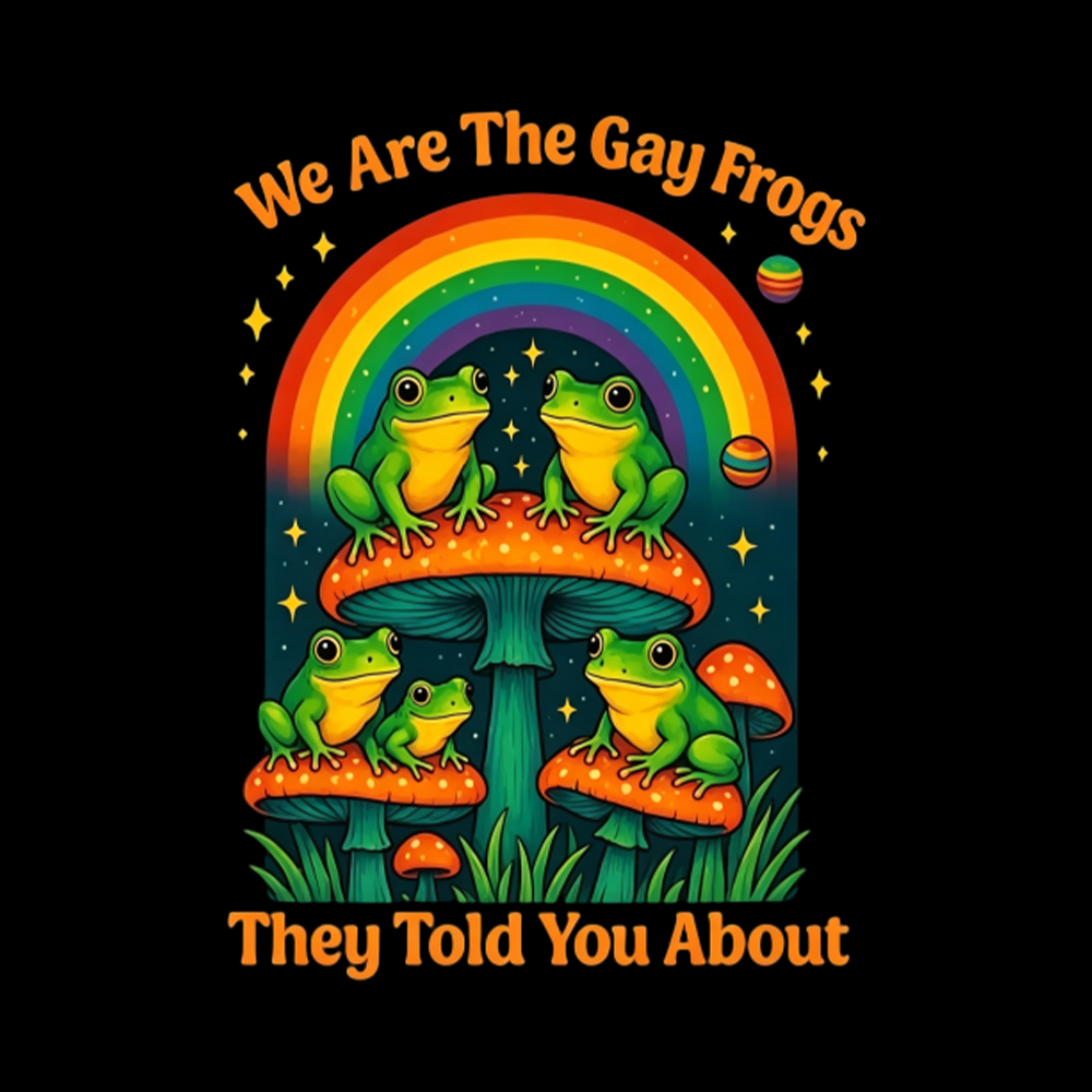 Gay Frogs Meme Cropped T-Shirt