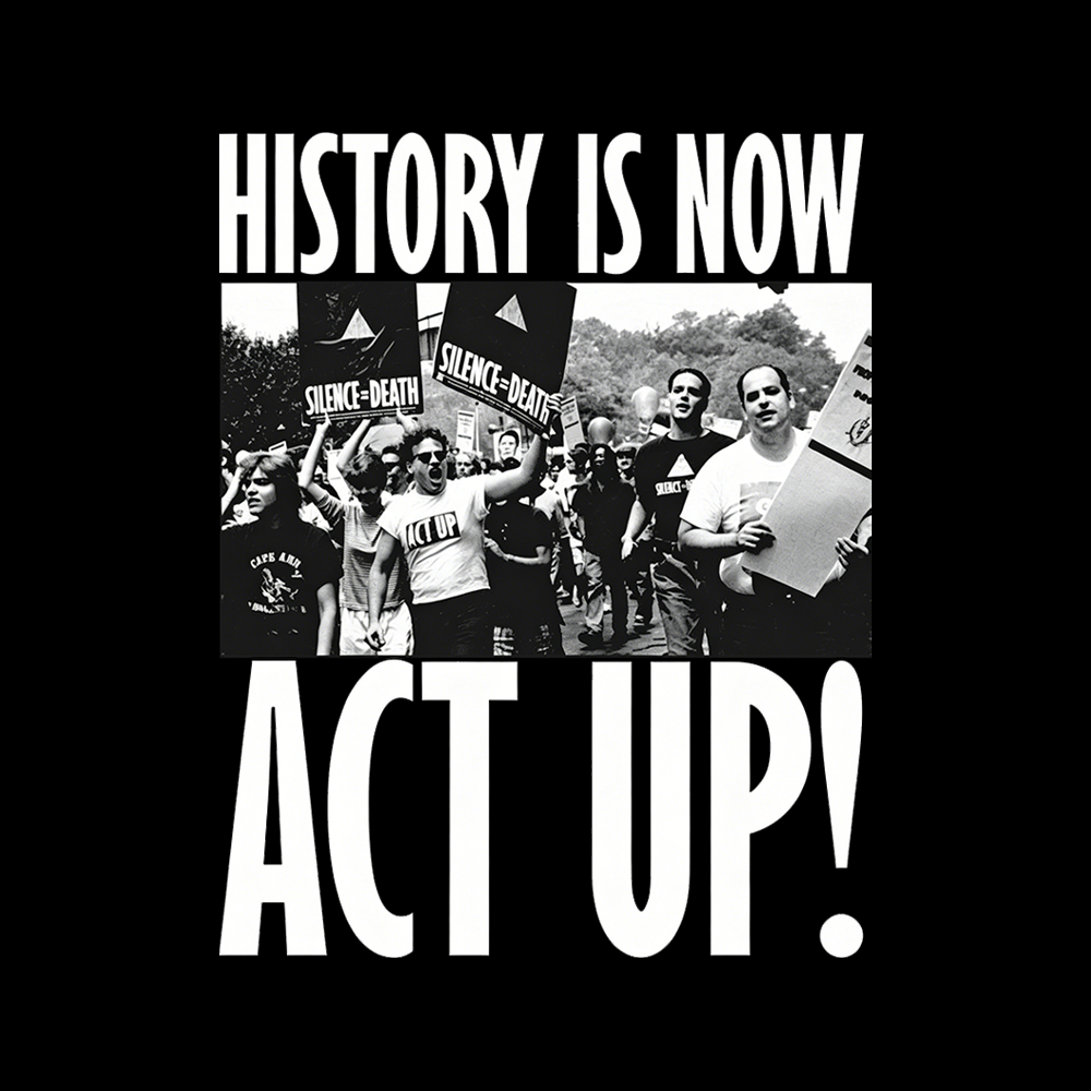 ACT UP Cropped T-Shirt