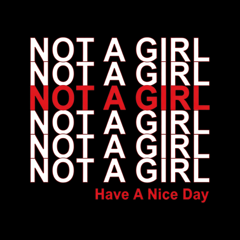 Not A Girl Off Shoulder T-shirt