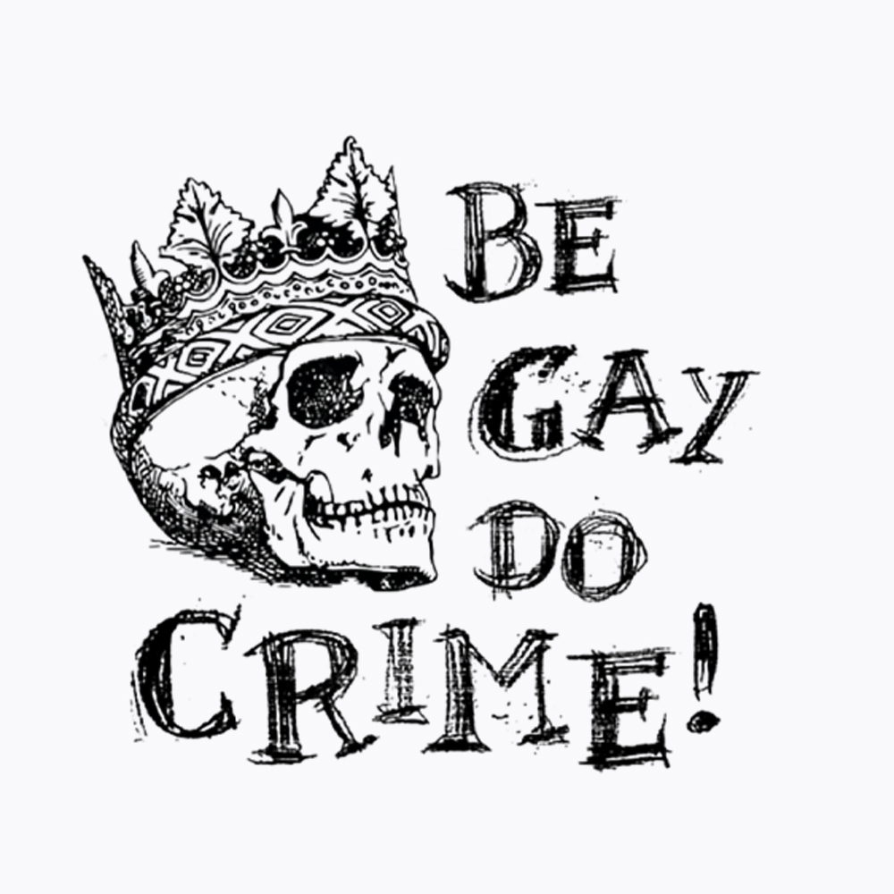 Be Gay Do Crime Washed T-Shirt