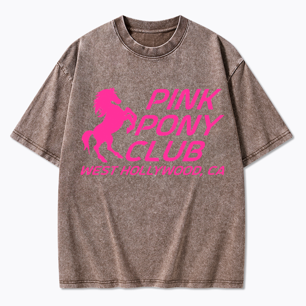 Pink Pony West Hollywood, CA Washed T-Shirt