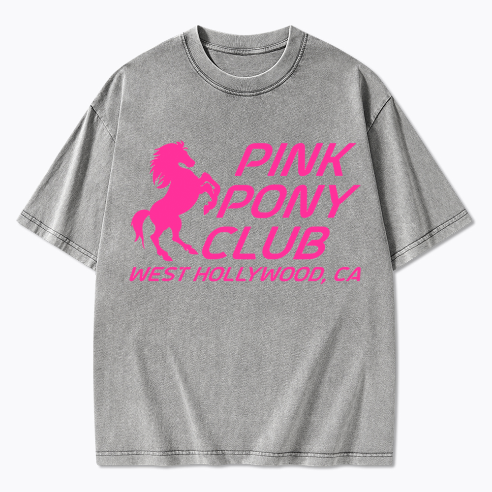 Pink Pony West Hollywood, CA Washed T-Shirt